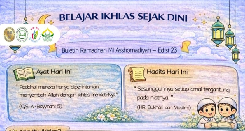 Buletin Ramadhan MI Asshomadiyah 1447 H/2026 M Edisi 23