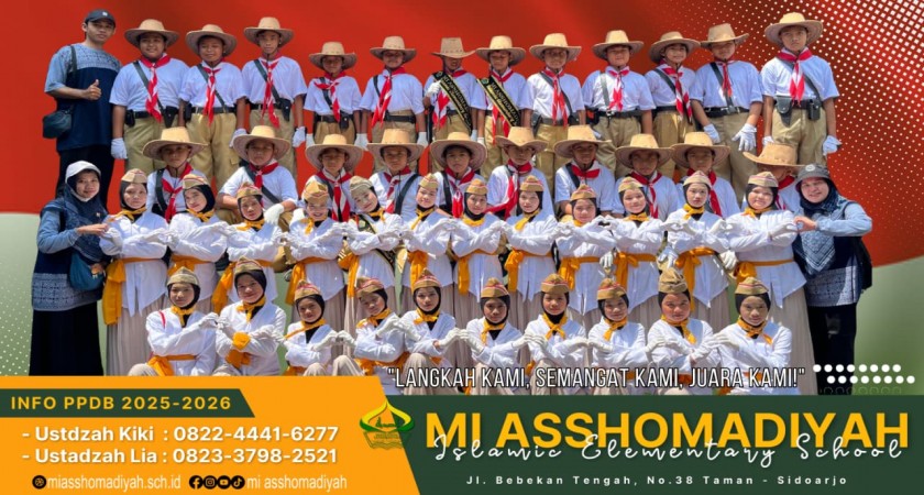 MI Asshomadiyah Tampil Gemilang di Fun Run dan Lomba Gerak Jalan Pelajar Se-Kecamatan Taman