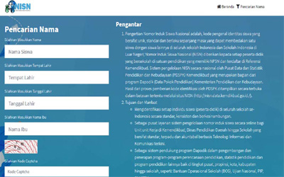 NISN (Nomor Induk Siswa Nasional)